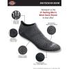 Dickies Men’s Dri-Tech Moisture Control No Show/Low Cut Socks, Available in M-XXL (6, 12 Pairs)(Brown (6 Pairs))