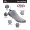 Dickies Men’s Dri-Tech Moisture Control No Show/Low Cut Socks, Available in M-XXL (6, 12 Pairs)(Grey (6 Pairs))