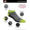 Dickies Men’s Dri-Tech Moisture Control No Show/Low Cut Socks, Available in M-XXL (6, 12 Pairs)(Hi-vis Assort (6 Pairs))