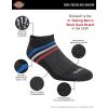 Dickies Men’s Dri-Tech Moisture Control No Show/Low Cut Socks, Available in M-XXL (6, 12 Pairs)(Rwb Asst. (6 Pairs))