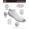 Dickies Men’s Dri-Tech Moisture Control No Show/Low Cut Socks, Available in M-XXL (6, 12 Pairs)(White (12 Pairs))