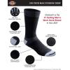 Dickies Men’s Dri-tech Moisture Control Max Full Cushion Crew Socks, Available in M-xl (6, 12 Pairs)(Black (6 Pairs))