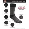 Dickies Men’s Dri-tech Moisture Control Max Full Cushion Crew Socks, Available in M-xl (6, 12 Pairs)(Black Marl (6 Pairs))