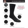 Dickies Men’s Dri-tech Moisture Control Max Full Cushion Crew Socks, Available in M-xl (6, 12 Pairs)(Solid Black (6 Pairs))