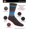 Dickies Men’s Dri-tech Original Moisture Control Crew Socks, Available in M-xxl (6, 12, 18 Pairs)(Black Blue Assort (6 Pairs))