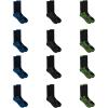 Dickies Men’s Dri-tech Original Moisture Control Crew Socks, Available in M-xxl (6, 12, 18 Pairs)(Black Bright (12 Pairs))