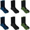 Dickies Men’s Dri-tech Original Moisture Control Crew Socks, Available in M-xxl (6, 12, 18 Pairs)(Black Bright (6 Pairs))