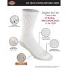 Dickies Men’s Dri-tech Original Moisture Control Crew Socks, Available in M-xxl (6, 12, 18 Pairs)(Copper White (6 Pairs))