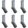 Dickies Men’s Dri-tech Original Moisture Control Crew Socks, Available in M-xxl (6, 12, 18 Pairs)(Gray (6 Pairs))