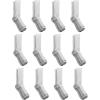 Dickies Men’s Dri-tech Original Moisture Control Crew Socks, Available in M-xxl (6, 12, 18 Pairs)(White (12 Pairs))
