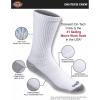 Dickies Men’s Dri-tech Original Moisture Control Crew Socks, Available in M-xxl (6, 12, 18 Pairs)(White (18 Pairs))