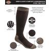 Dickies Men’s Light Compression Comfort Over-The-Calf Socks, Available in M-XXL (2, 4 Pairs)(Brown Marl (2 Pairs))