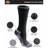 Dickies Women’s Dri-Tech Essential Moisture Control Crew Socks, Available in S-XL (6, 12 Pairs)(Black Bright (6 Pairs))