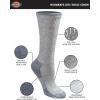 Dickies Women’s Dri-Tech Essential Moisture Control Crew Socks, Available in S-XL (6, 12 Pairs)(Grey Mix (6 Pairs))