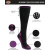 Dickies Women’s Dri-Tech Essential Moisture Control Crew Socks, Available in S-XL (6, 12 Pairs)(Knee Hi Black Assort (6 Pairs))