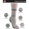 Dickies Women’s Dri-Tech Fashion Moisture Control Crew Socks (6, 12 Pairs)(Grey Mountain (6 Pairs))