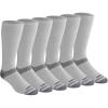 Dickies Men’s Dri-tech Moisture Control Max Full Cushion Crew Socks, Available in M-xl (6, 12 Pairs)(Boot Length White (6 Pairs))