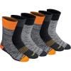 Hi-vis Orange Black (6 Pairs)