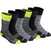 Hi-vis Yellow Black (6 Pairs)