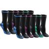 Black Assorted (12 Pairs)