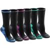 Black Assorted (6 Pairs)
