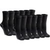 Black Solid (12 Pairs)