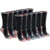 Black With Bluish (12 Pairs)