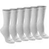 White Solid (6 Pairs)