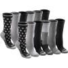 Black Dot Assorted (12 Pairs)