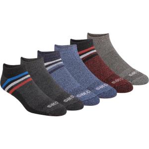 Dickies Men’s Dri-Tech Moisture Control No Show/Low Cut Socks, Available in M-XXL (6, 12 Pairs)(Rwb Asst. (6 Pairs))