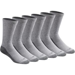 Dickies Men’s Dri-tech Original Moisture Control Crew Socks, Available in M-xxl (6, 12, 18 Pairs)(Gray (6 Pairs))