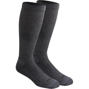 Dickies Men’s Light Compression Comfort Over-The-Calf Socks, Available in M-XXL (2, 4 Pairs)(Charcoal (2 Pairs))