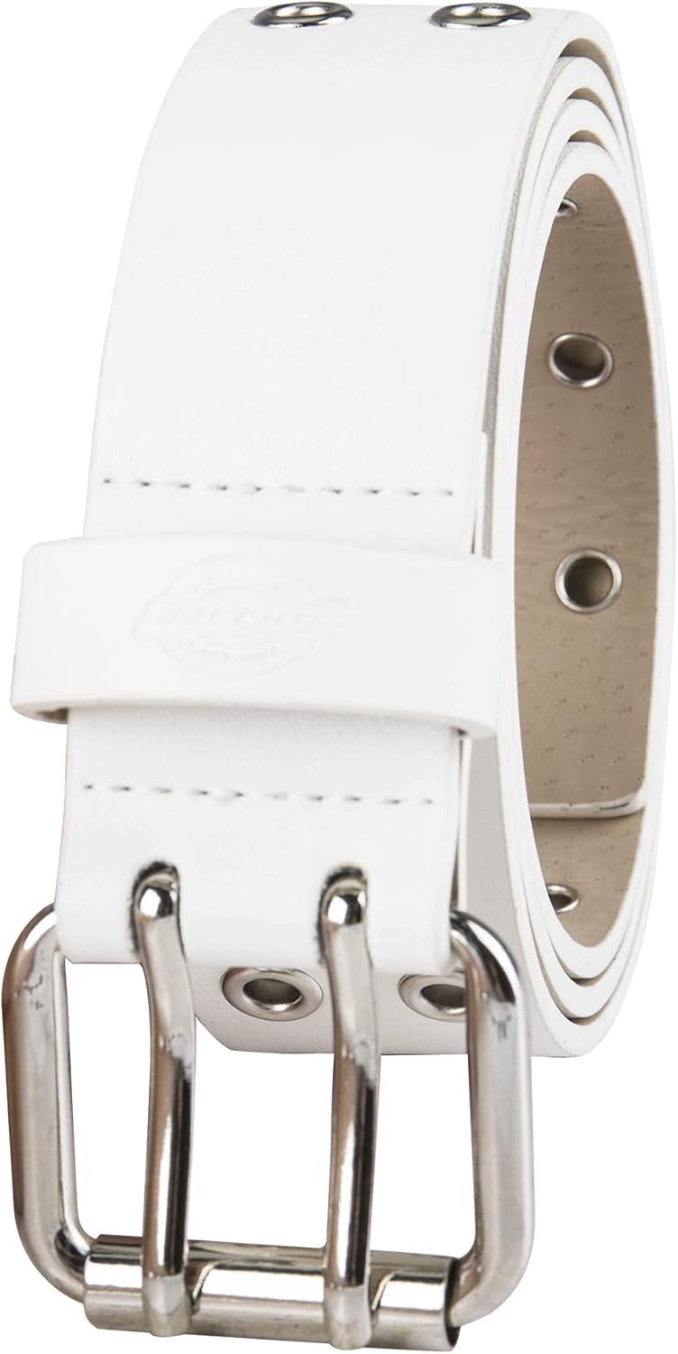 image:imageDickies Womens Leather Casual BeltWhite Grommet