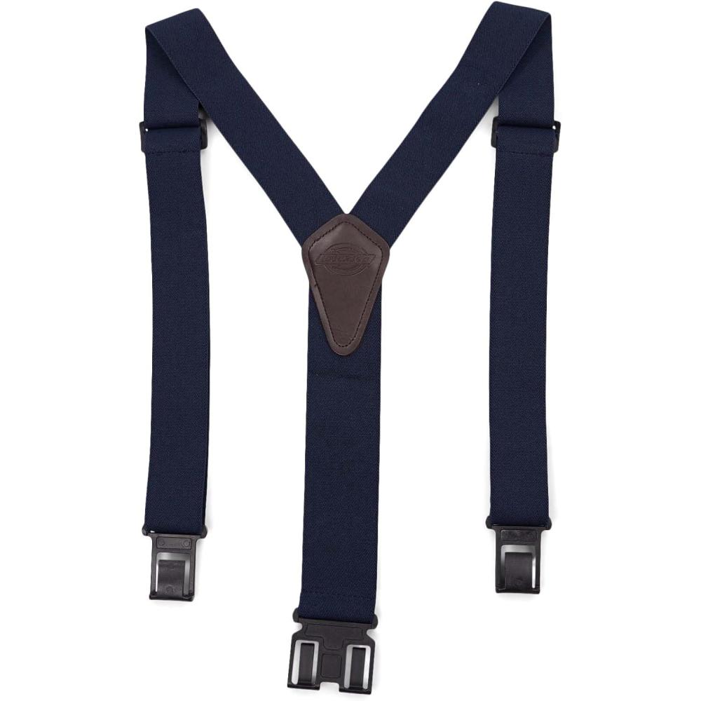 image:imageDickies Mens Belt Clip Stretch Suspenders  Adjustable Fit for Work or Casual WearNavy