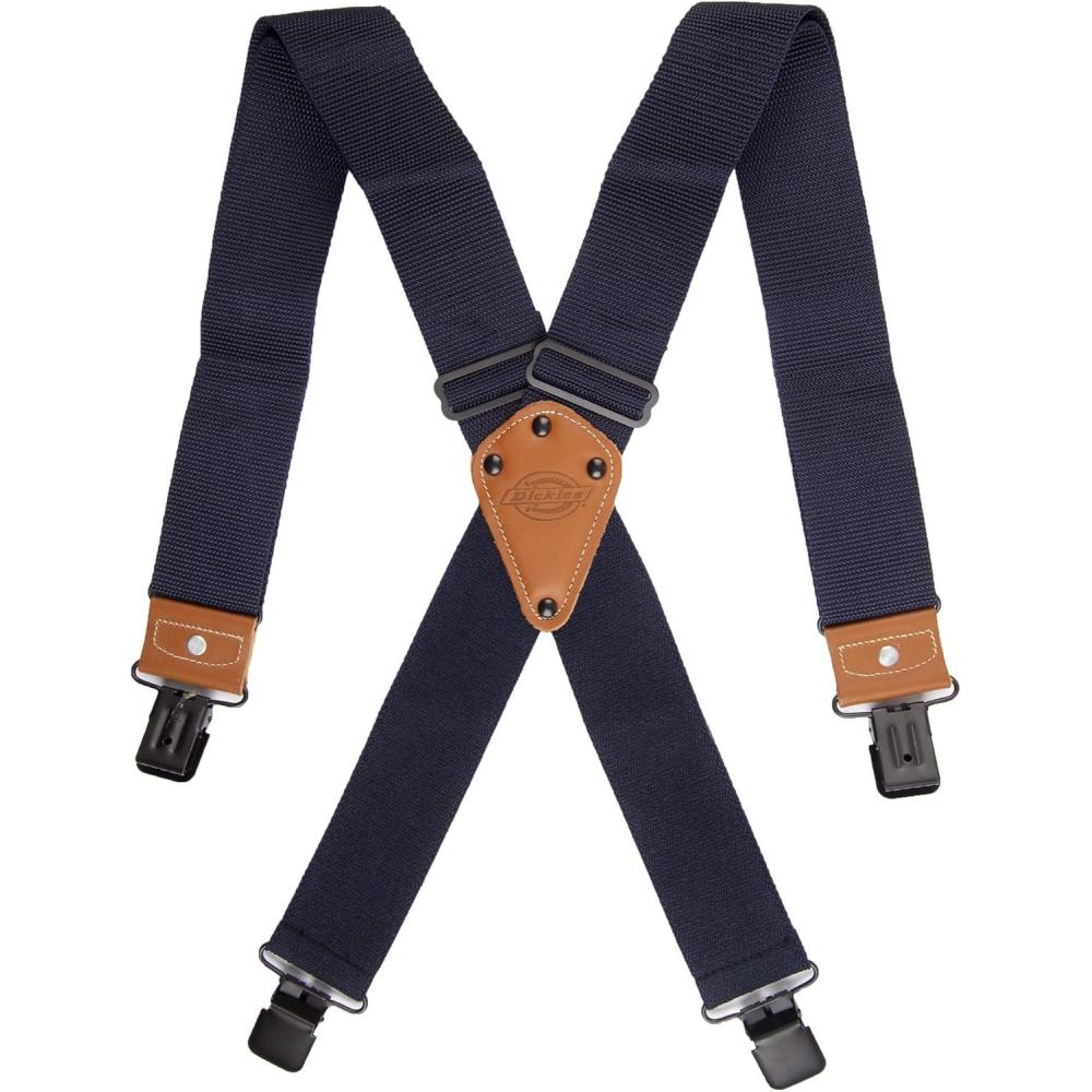 image:imageDickies Mens Industrial Strength Suspenders HeavyDuty ClipOn SupportNavy
