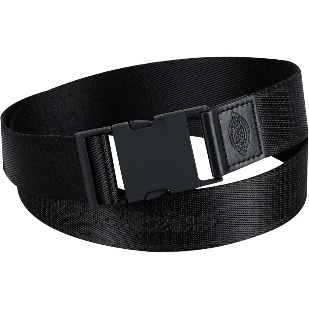 image:imageDickies Womens Adjustable Fit Fabric Web Streetwear Belt with Speed Clip BuckleBlack