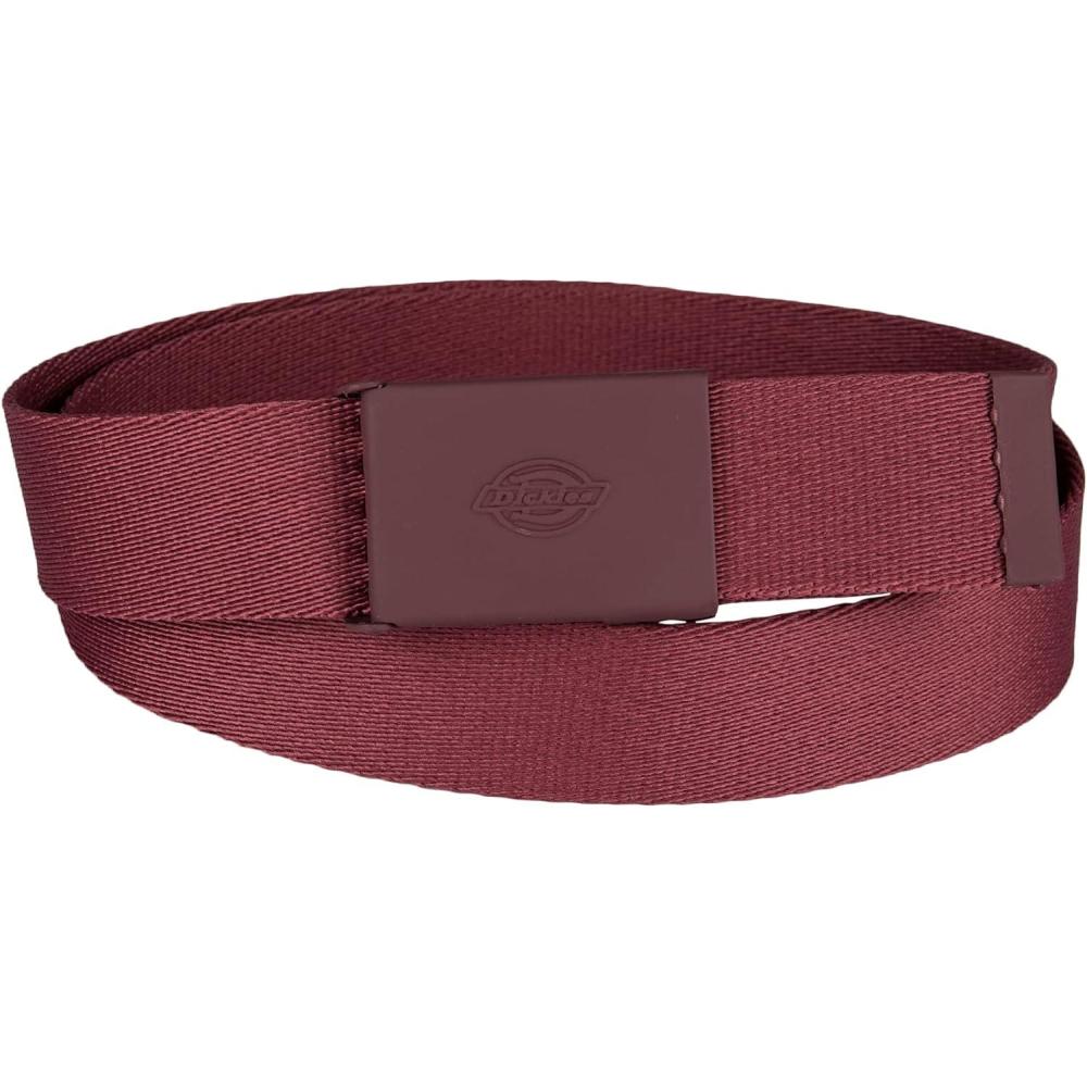 image:imageDickies Womens Fully Adjustable Tonal Compression Plaque Buckle Fabric BeltDusty Coral