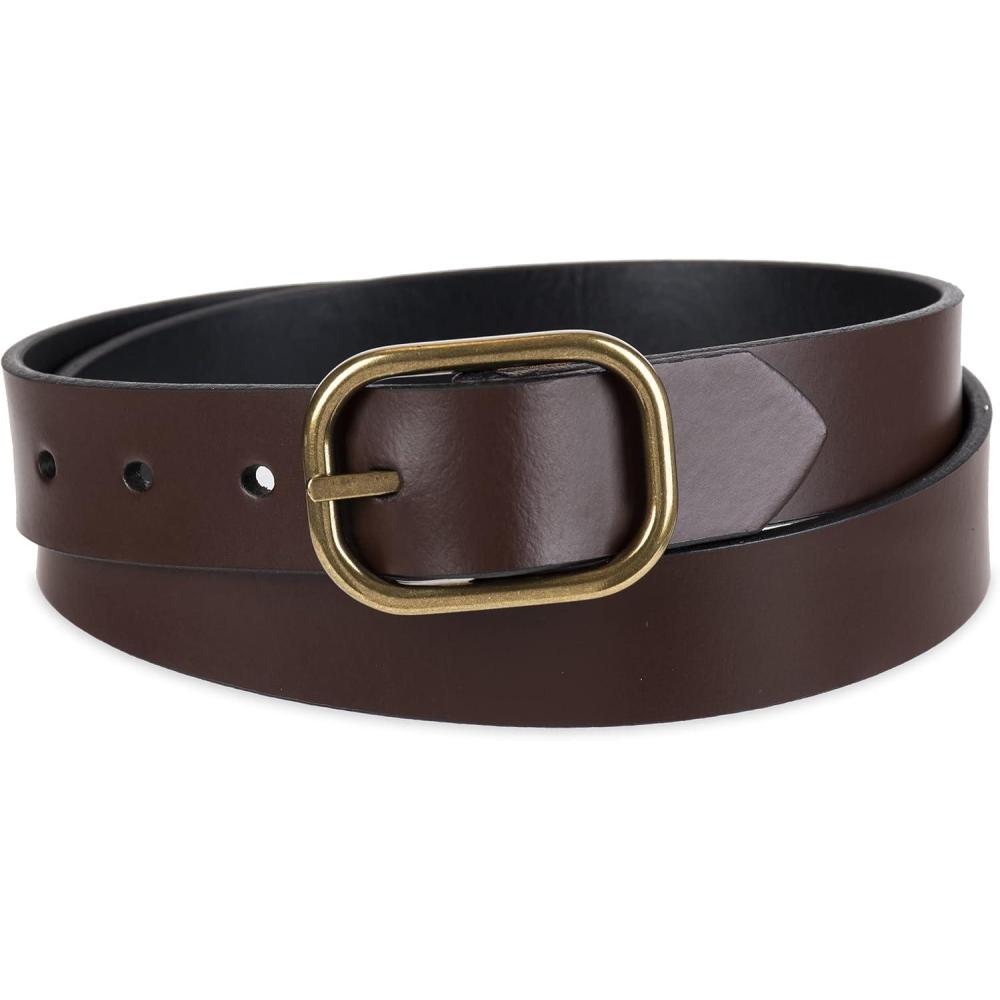 image:imageDickies Womens TwoinOne Reversible Casual Jean Workwear BeltBrownBlack
