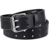 Dickies Boy’s Leather Double Prong Belt(Black)