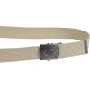 Dickies Men’s Cotton Web Belt With Military Logo Buckle(Beige)