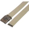 Dickies Men’s Cotton Web Belt With Military Logo Buckle(Beige)