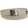 Dickies Men’s Cotton Web Belt With Military Logo Buckle(Beige)