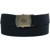 Dickies Men’s Cotton Web Belt With Military Logo Buckle(Dark Navy)