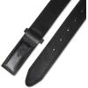 Dickies Men’s Dickies Unisex Leather Mechanic No-Scratch Work Belt – Buckleless, Snap-On Belt(Black)
