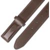 Dickies Men’s Dickies Unisex Leather Mechanic No-Scratch Work Belt – Buckleless, Snap-On Belt(Brown)