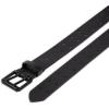 Dickies Men’s Double Prong Leather Work Belt – Fully Adjustable, Regular & Big and Tall Sizes(Black Perforated)