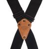 Dickies Men’s Industrial Strength Suspenders – Heavy-Duty Clip-On Support(Black)