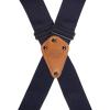 Dickies Men’s Industrial Strength Suspenders – Heavy-Duty Clip-On Support(Navy)