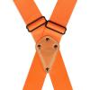 Dickies Men’s Industrial Strength Suspenders – Heavy-Duty Clip-On Support(Neon Orange)