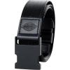 Dickies Women’s Adjustable Fit Fabric Web Streetwear Belt with Speed Clip Buckle(Black)